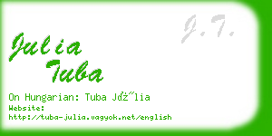 julia tuba business card